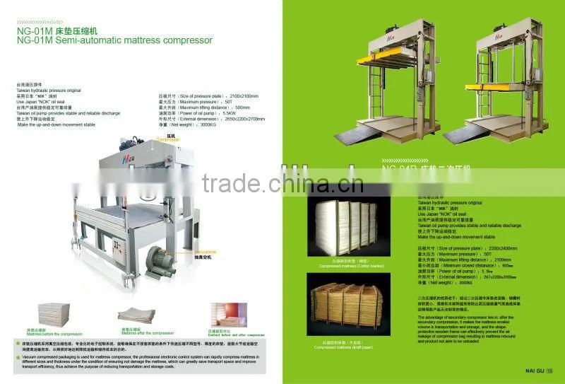 used air covering machine for mattress packing on sale