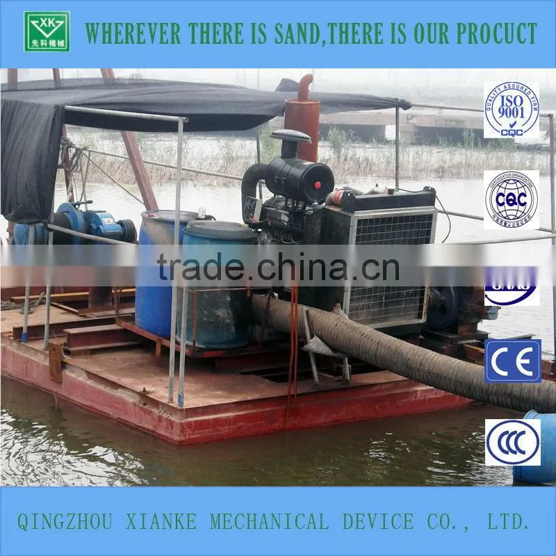 River sand dredger with jet head