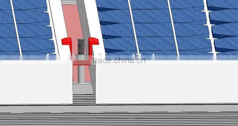 Hot new products rooftop solar aluminum mounting rack