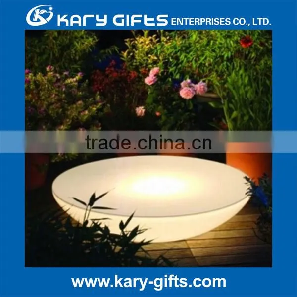 ROHS & CE approved illuminated plastic led coffee table