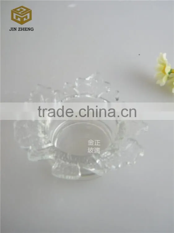 leaf Clear Glass Candle Holders,mini Candle Jars