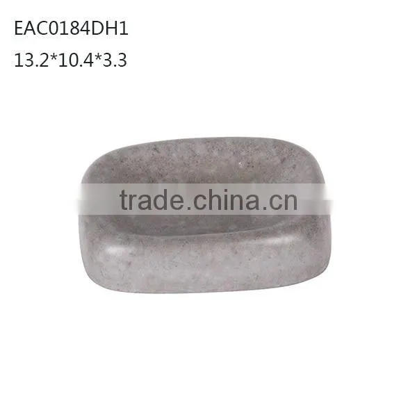 Natural bare or plain concrete simply bathroom accessories for hotel