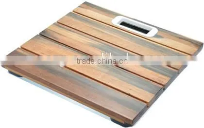 High Precision Wooden Bathroom Body Scale
