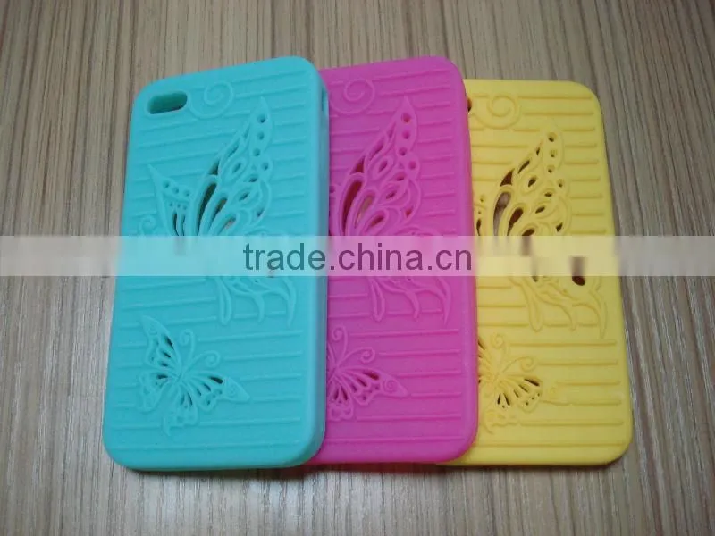 3D Cute Lovely Silicone Case /silicone mobile phone case
