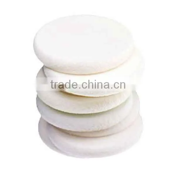 Non buffed Round powder puff
