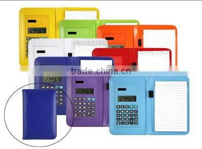 Stationery bag with calculator for promotion gift