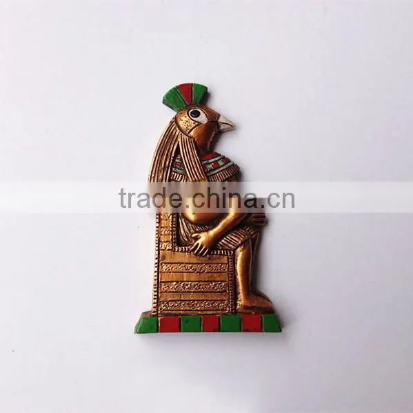 Custom egyptian god horus resin super strong fridge magnet