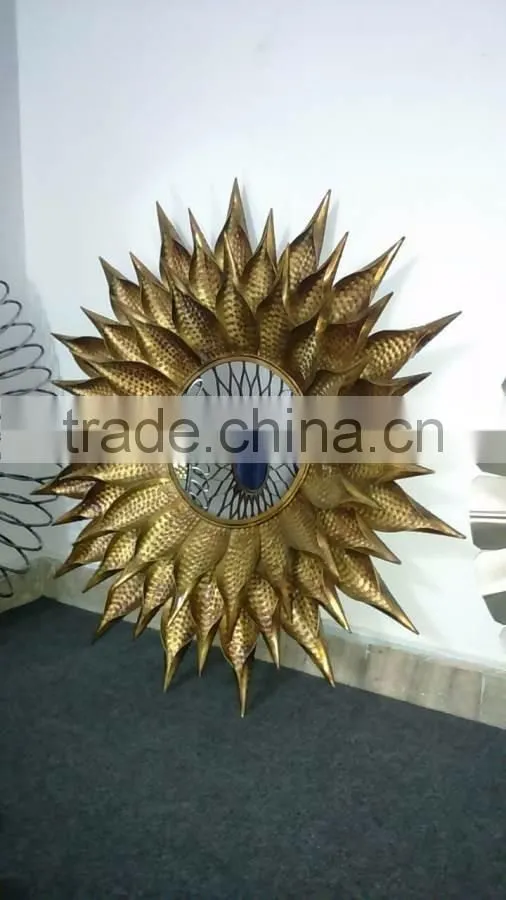 unique designing rectangle wall fancy mirror