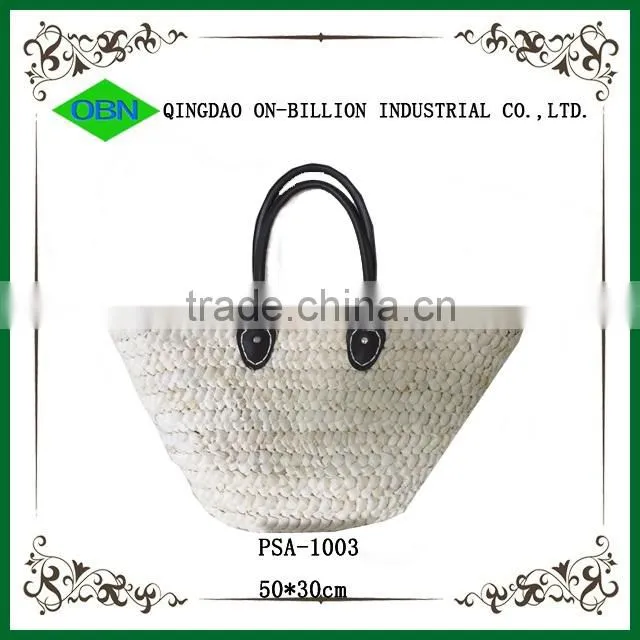 Beach bag cheap wholesale woven ladies straw handbag