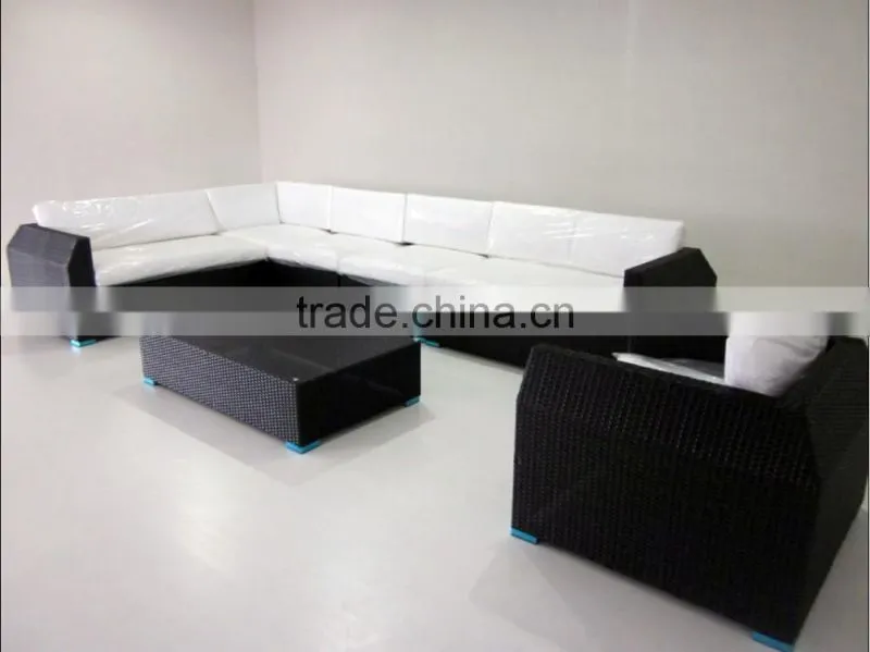 sectional rattan garden sofa set