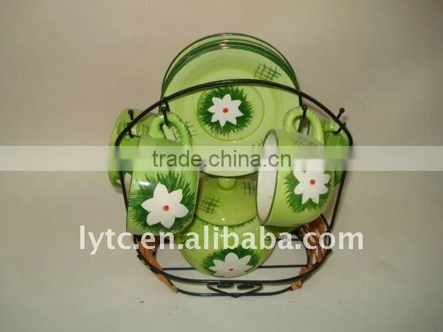 9pcs porcelain tea&coffee sets
