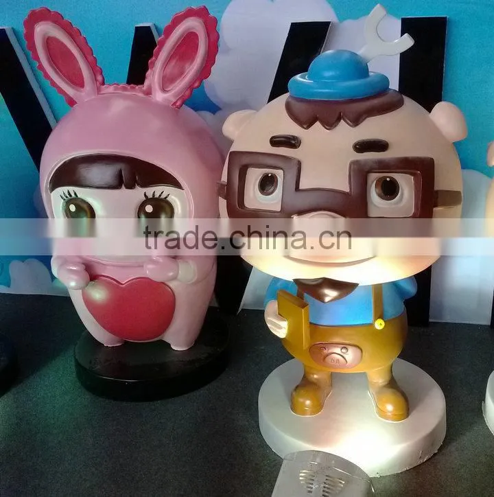 FRP brand display cartoon sculpture