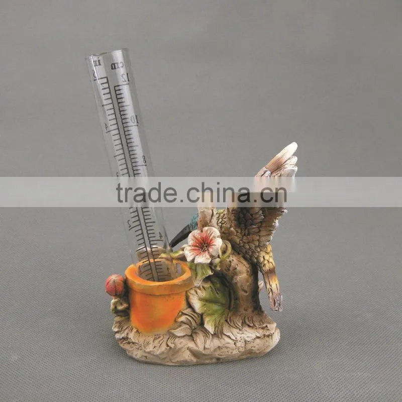 Wholesale Polyresin Bird Figurines with Flowers