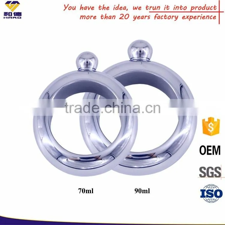 Dongguan Supplier Stainless Steel hidden bracelet flask