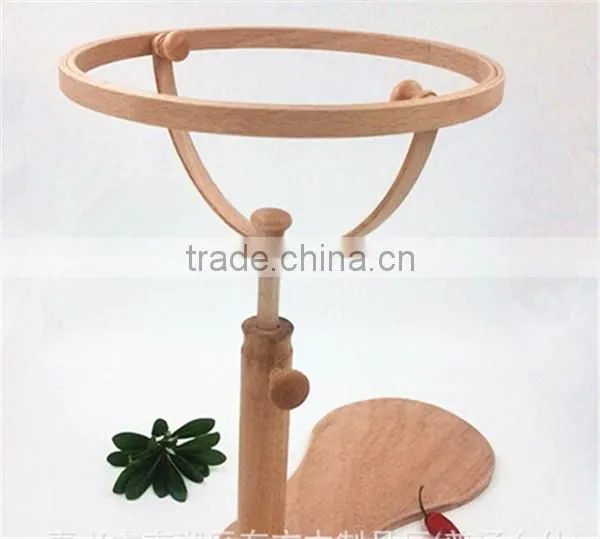 Hot sell Elbesee Wooden Embroidery Hoop with Soft Sculpture Stand made in China