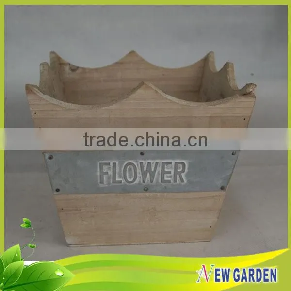 Wooden Decoration basket, Gardeing Colorful Wood Easter Basket