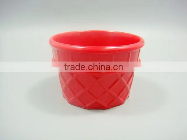 Red solid color soup cup milk cup for kid and children