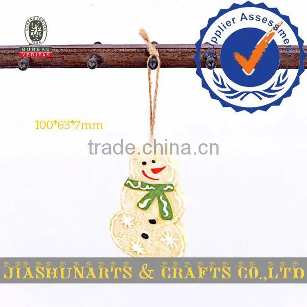 Christmas Snowman Ceramic Biscuit ornaments