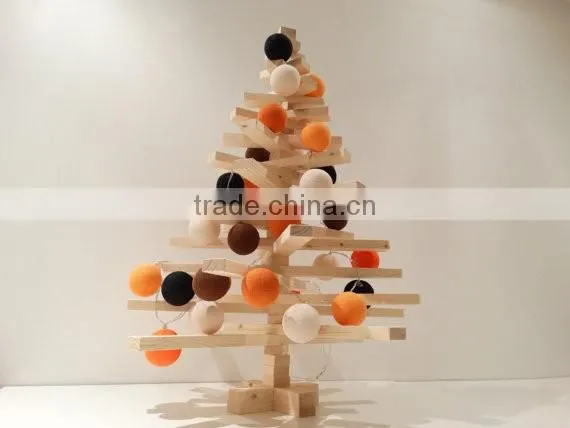 wooden christmas tree