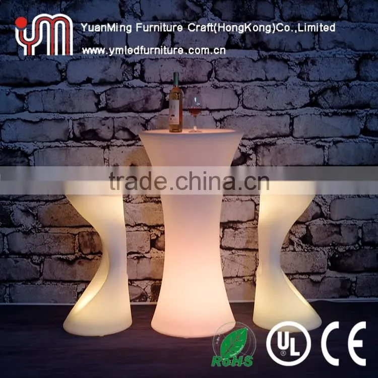 Hot Sale RGB Rechargeable Acrylic Luminous Plastic Led Furniture