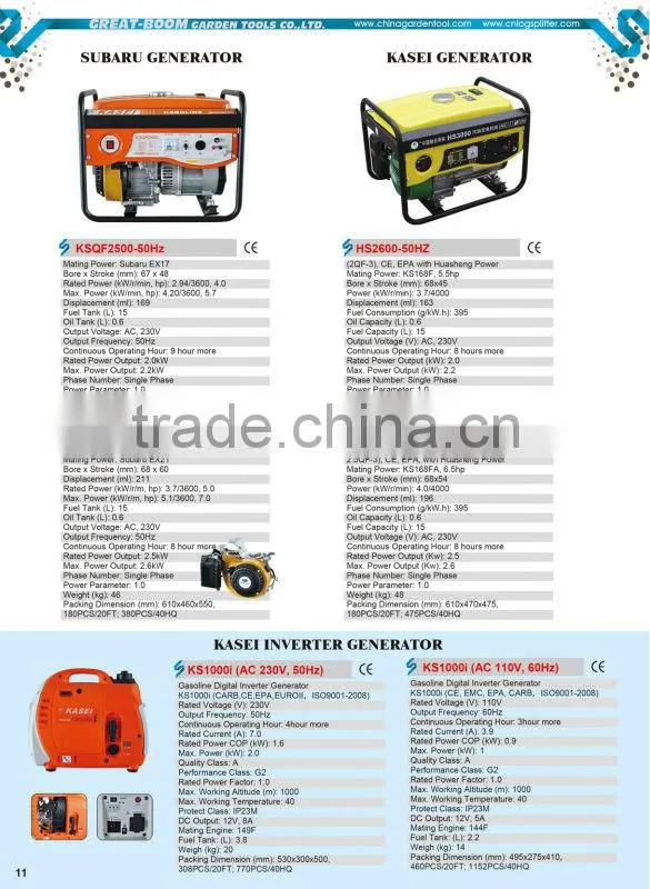 high quality professional petrol log saw( CL700-1 13HP)