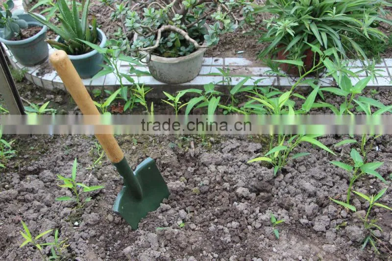 comfortble agriculture farming wooden handle garden mini Hand Snow Shovel/non sparking brass shovel