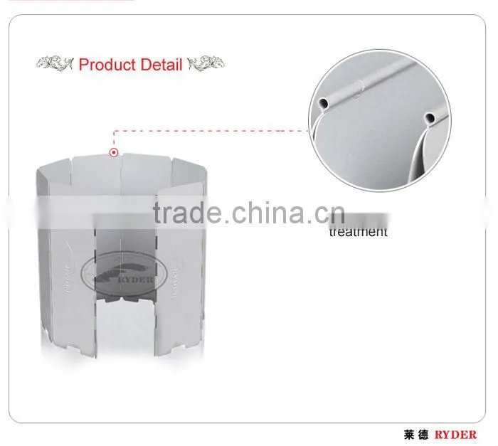 8 section Aluminium Windscreen