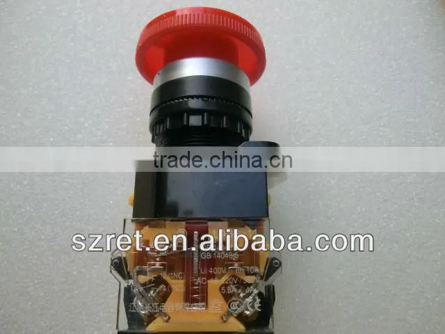 co2 laser cutter and engraver mushroom switch push button