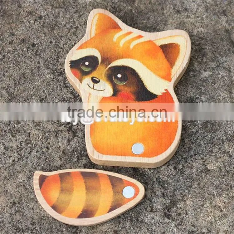 New design educational rabbit peacock squirrel toys wooden animal toys for toddlers W01B040