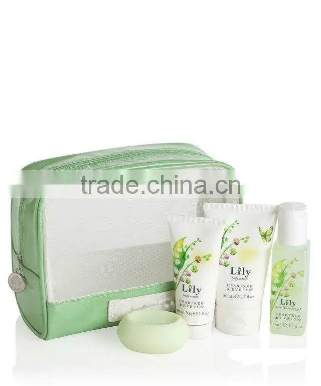 Zipper PVC Cosmetic Bag for Lady