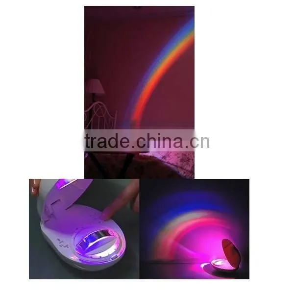 Colourful Night Light Room Decoration Egg Shaped LED Lamp Rainbow Projector