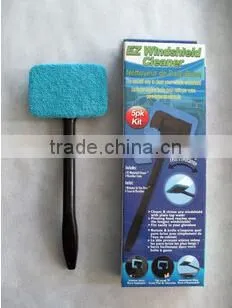 As seen on TV promo gift Microfiber cloth plastic long hand hold car windshield wash brush cleaner