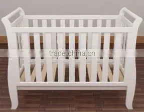 solid beech wood round cot baby crib sheets