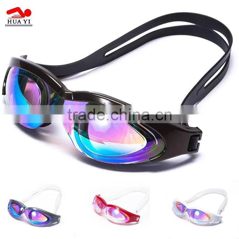 Silicone oem anti fog custom design waterproof wholesales swimming goggles