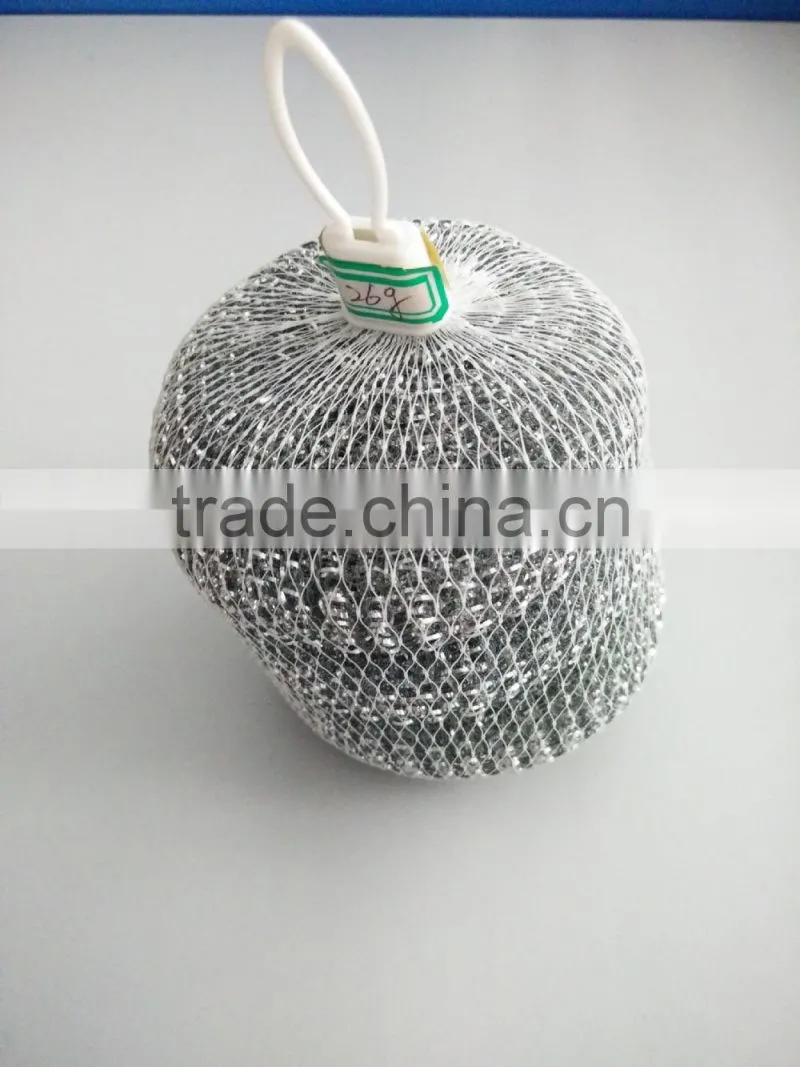 4 Pk Metal Mesh Pad Scourer Rust Free Cleaning Stainless Steel Wire Pads Kitchen