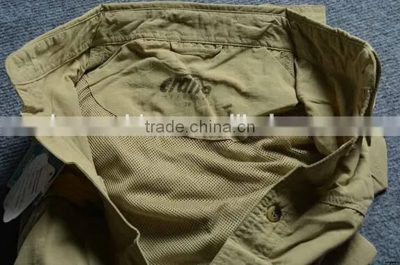 Women Long Sleeve Quick-dry Outdoor Sportswear Shirts khaki shirt