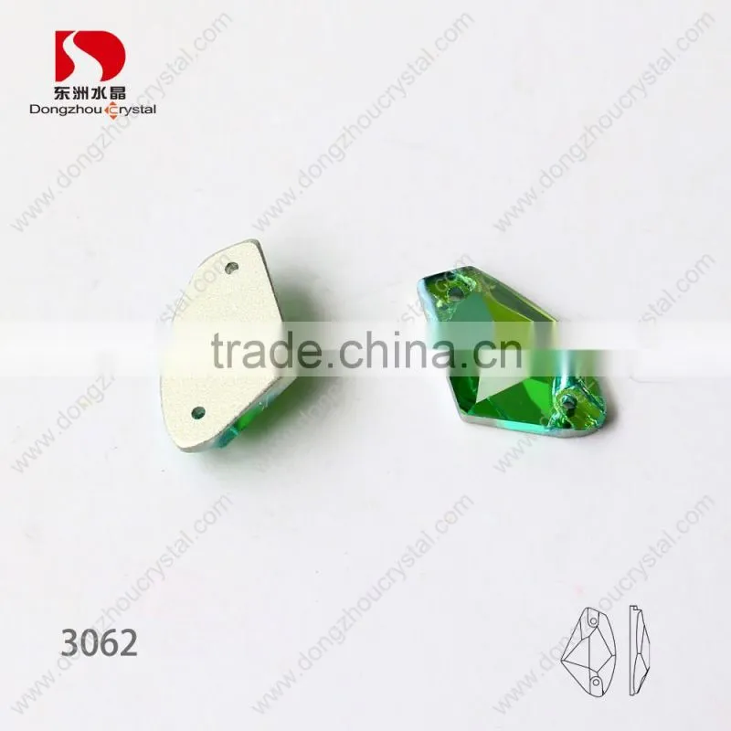 Beautiful sew on irregular k5 crystals stones
