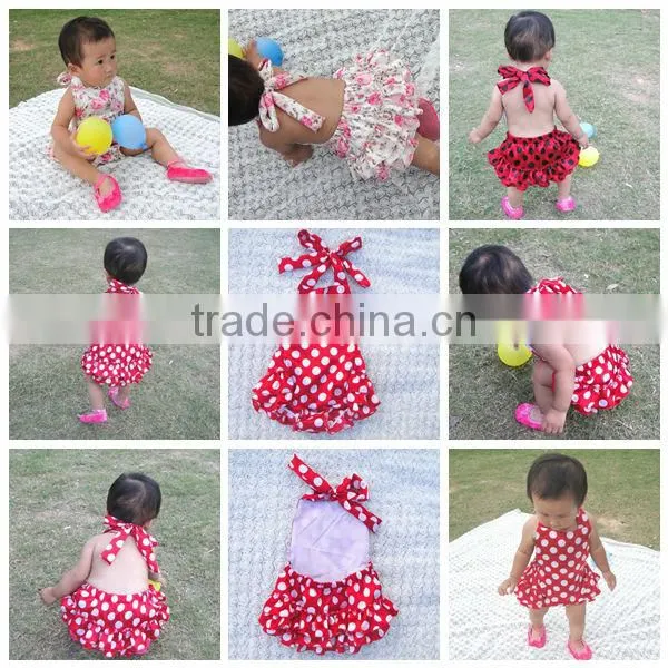 New design lovely backless baby romper knitting patterns