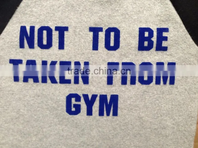 Flock Cheap Custom Heat Transfer Embossed Label for Clothing