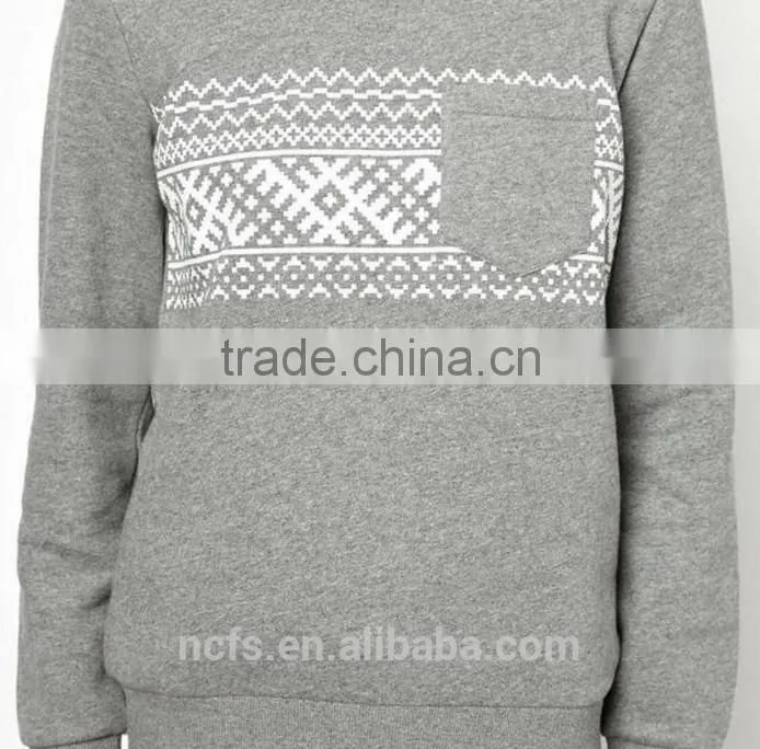 Autumn sweatshirt with pockets
