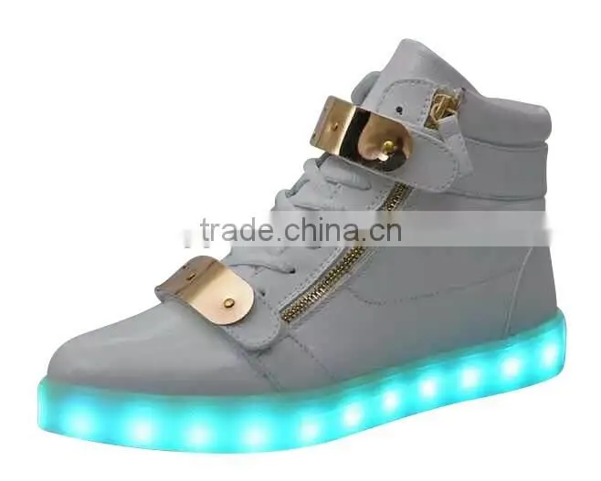Boy and girls LED lights sports shoes