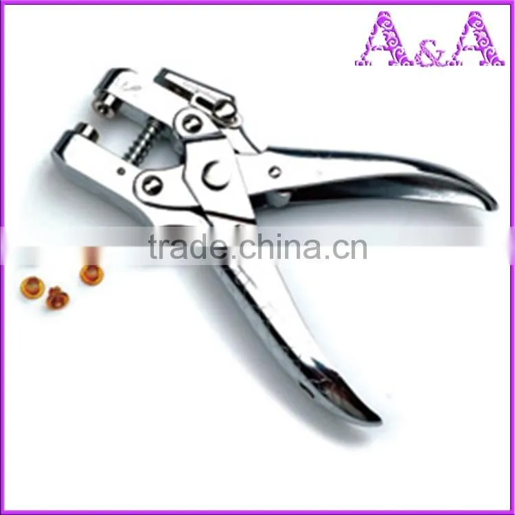 3pcs riveting buttons plier Revolving hole punch pliers set