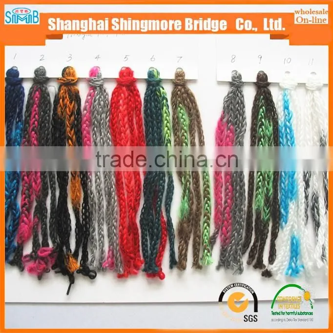 China tube yarn supplier hot wholesale fashion hollow yarn for knitting with factory price