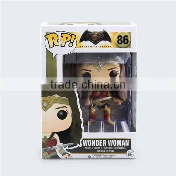 (High Quality) SV-TA035 Wonder Woman#86 pop vinyl figure Batman VS Superman Wonder woman PVC action figure