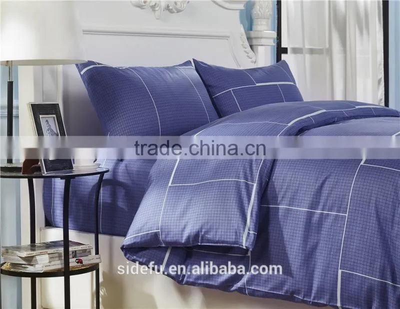 Wholesale Home Use Yarn Dyed Cotton Duvet Cover Sets