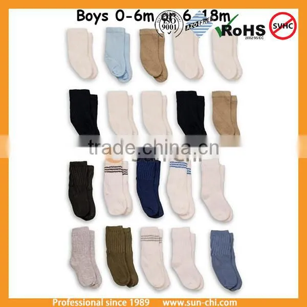 factory price cotton striped solid animal cartoon cute baby socks boys girls(0-6 years old) socks