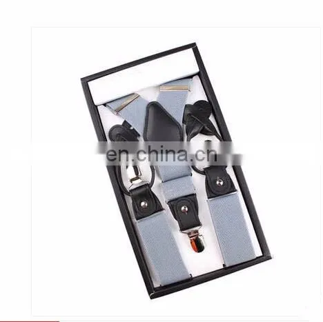 High-end brand 6 cllips european and American style suspenders