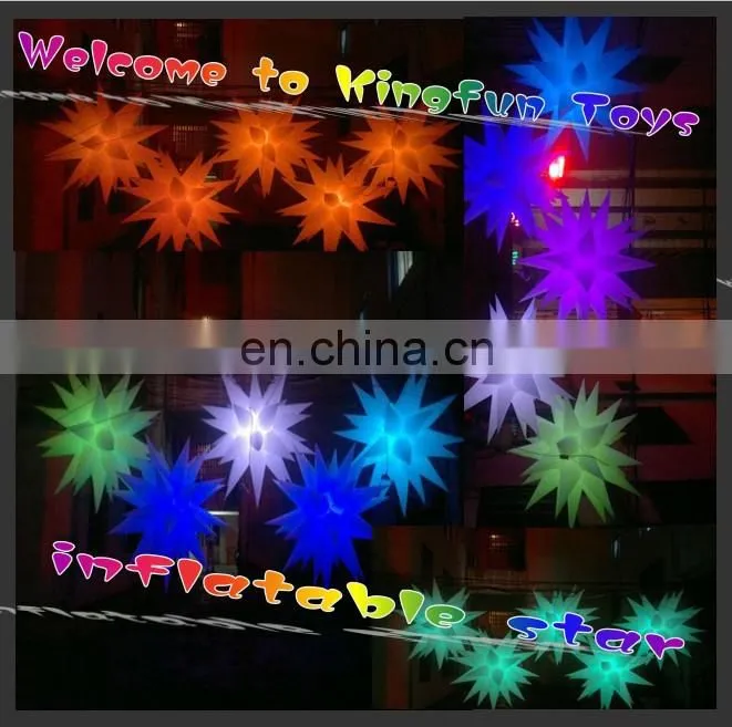 2014 Pub/club inflatable LED decoration star