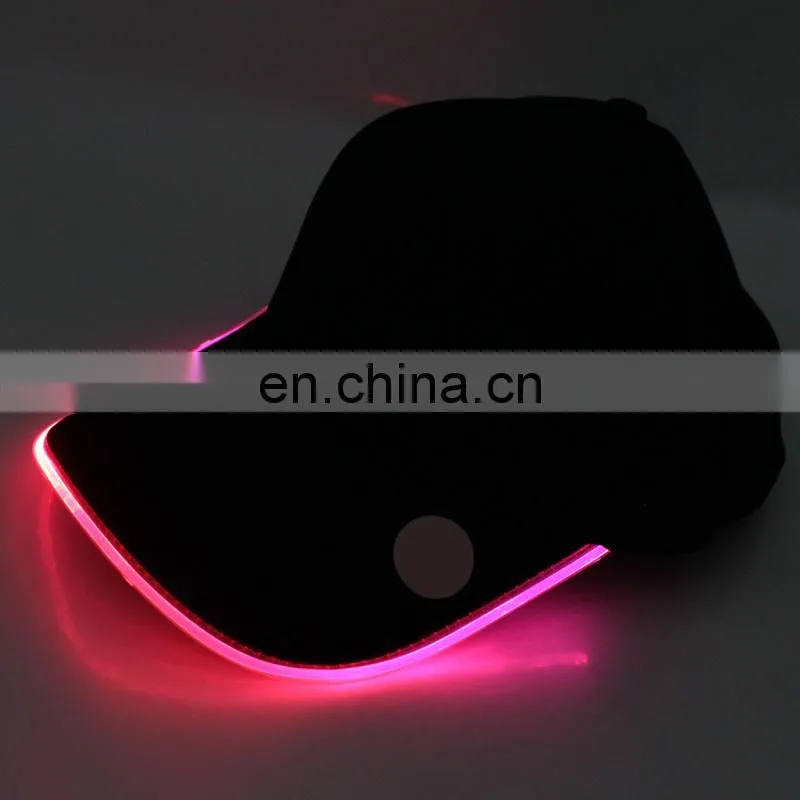 New arrival Colorful flashing capsled cap light led hat light