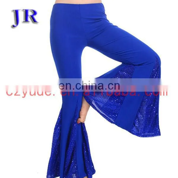 Ballroom beautiful women belly dance sequins pants K-4011#